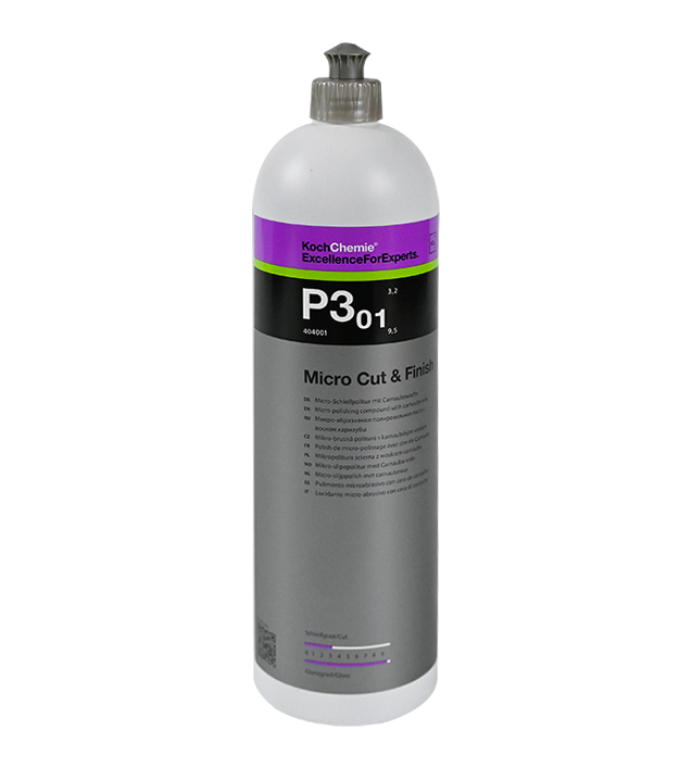 Koch Chemie P3.01 MICRO CUT & FINISH Carnauba Boya Koruyucu Ve Hare Giderici Cila 1 Litre