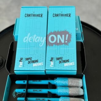 Cartainer 3’lü Sentetik Orta Sert Detay Fırçası Seti