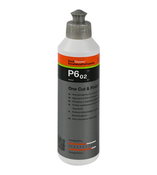 Koch Chemie P6.02 One Cut & Finish 250 ml Profesyonel Tek Adım Pasta ve Uzun Süreli Koruyucu