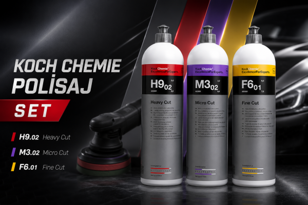 KOCH CHEMIE PASTA CİLA SETİ H9, F6, M3 3’LÜ SET