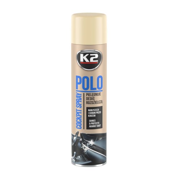 K2 Polo Cockpit Vinil Ahşap Plastik Koruyucu 750 ml Vanilya