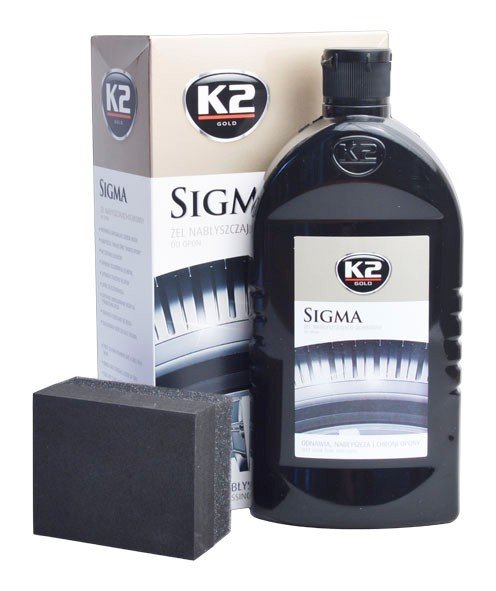 K2 Sigma Jel Lastik Parlatıcı 500 ml
