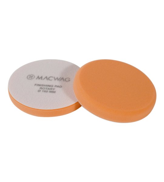 Macwag Rotary Orange Pad Profesyonel Cila Ve Hare Giderici Sünger 160MM