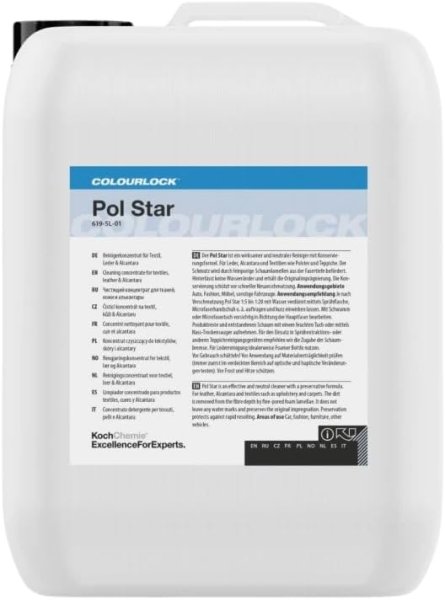 Koch Chemie PO – POL STAR – PH NÖTR Deri, Alcantara Döşeme Temizleyici 5 Litre Konsantre